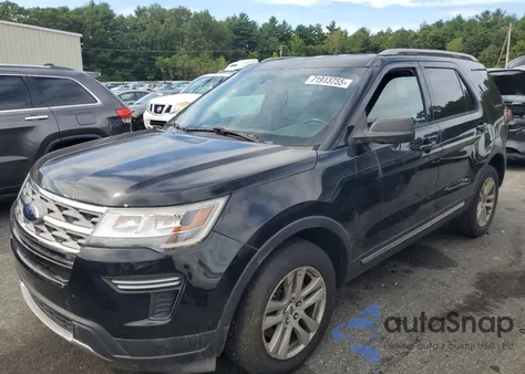 2018 Ford Explorer Xlt z USA, uszkodzony, nr VIN 1FM5K8D80JGA50089